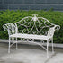 Katerina Bench Ant. White-Furniture > Outdoor > Outdoor Benches-PEROZ Accessories