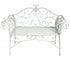Katerina Bench Ant. White-Furniture > Outdoor > Outdoor Benches-PEROZ Accessories