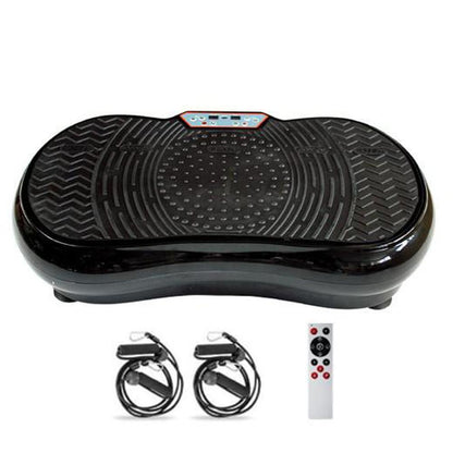 Social Hike Black Vibration Machine Platform - Exercise Plate Whole Body Workout-Sports &amp; Fitness &gt; Fitness Accessories-PEROZ Accessories