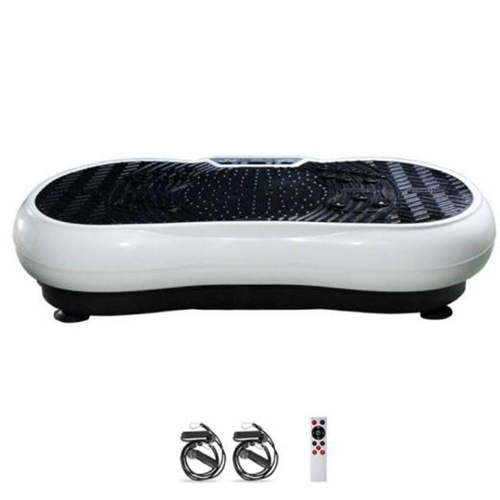 White Vibration Machine Platform - Exercise Vibrating Plate - Whole Body Workout-Sports &amp; Fitness &gt; Fitness Accessories-PEROZ Accessories
