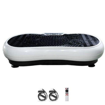 White Vibration Machine Platform - Exercise Vibrating Plate - Whole Body Workout-Sports &amp; Fitness &gt; Fitness Accessories-PEROZ Accessories