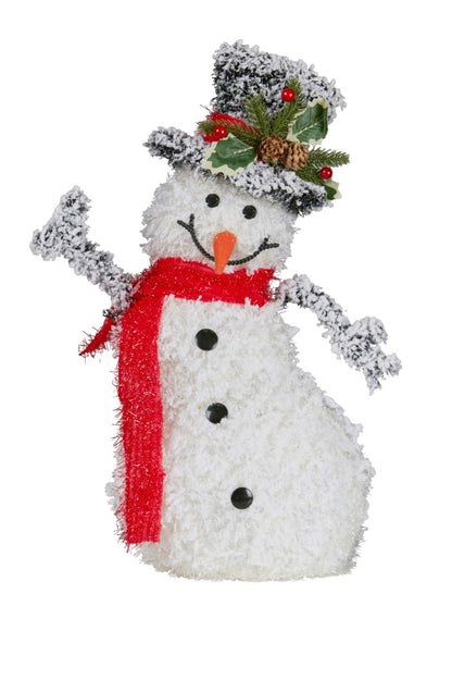 Klika 50cm Christmas Snowman With Lights-Occasions &gt; Christmas &gt; Outdoor Decorations &amp; Lights-PEROZ Accessories