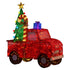 Christabelle 1.4m Christmas Tree Truck Indoor Outdoor Display Decoration LED Lights Front Yard Lawn Statue Ornament-Occasions > Christmas > Christmas Decorations-PEROZ Accessories