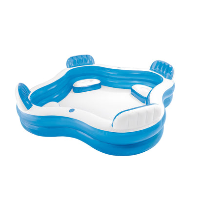 Intex Swim Center Square Inflatable Lounge Pool-Home &amp; Garden &gt; Pool &amp; Accessories &gt; Pool Toys &amp; Inflatables-PEROZ Accessories