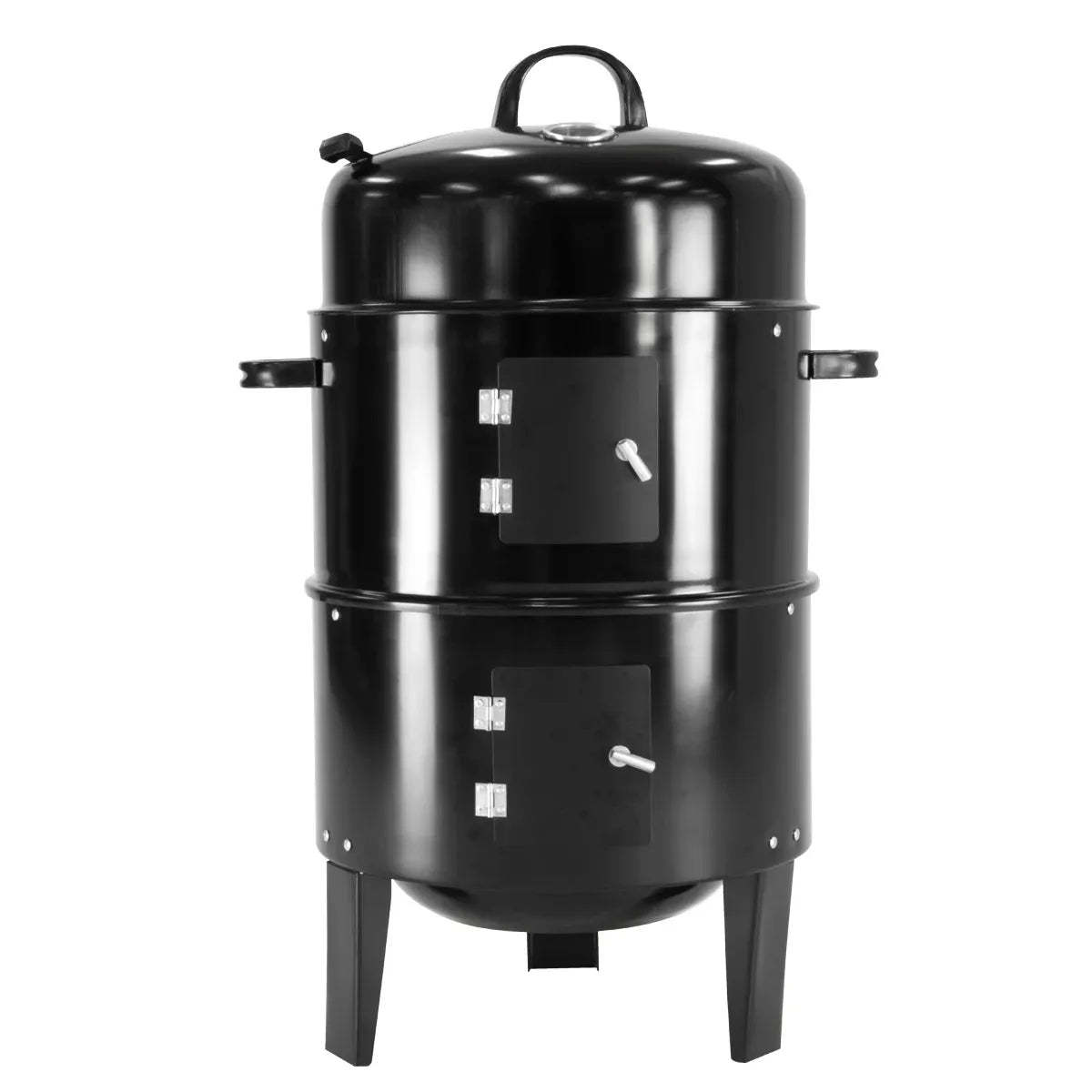 Wallaroo 3-in-1 Charcoal BBQ Smoker Portable Outdoor Barbecue Grill Meat Cooker &amp; Roaster for Backyard Camping-Home &amp; Garden > BBQ-PEROZ Accessories