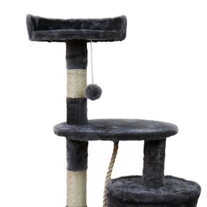 Furtastic 110cm Cat Tree Scratching Post - Dark Grey-Cat Trees-PEROZ Accessories