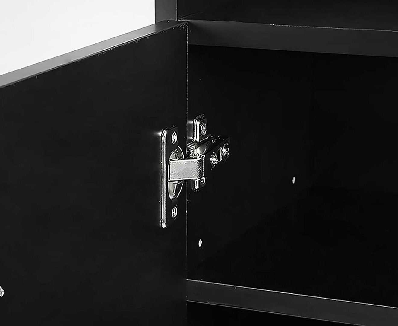 Sarantino 21 Pairs Shoe Cabinet Rack Storage Organiser 80 x 30 x 90cm in Black-Shoe Storage Cabinets-PEROZ Accessories