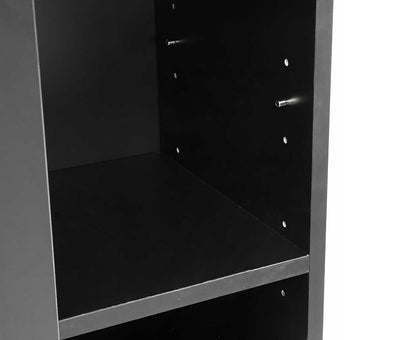 Sarantino 21 Pairs Shoe Cabinet Rack Storage Organiser 80 x 30 x 90cm in Black-Shoe Storage Cabinets-PEROZ Accessories