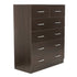 Sarantino Tallboy Dresser 6 Chest Of Drawers Cabinet Storage 85 x 39.5 x 105 in Brown-Furniture > Living Room-PEROZ Accessories