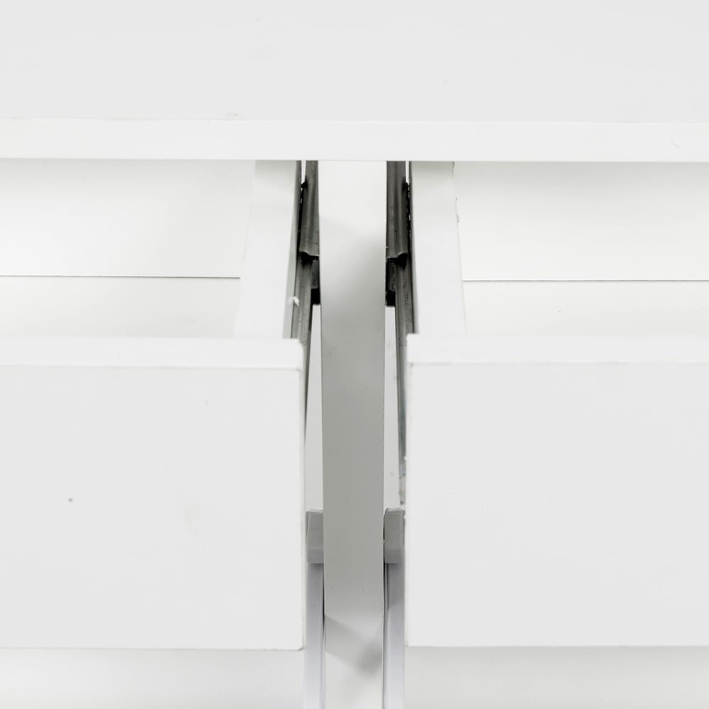 Sarantino 24 Pairs Shoe Cabinet Storage White Drawers Chest 1200 x 240 x 920 in White-Shoe Storage Cabinets-PEROZ Accessories