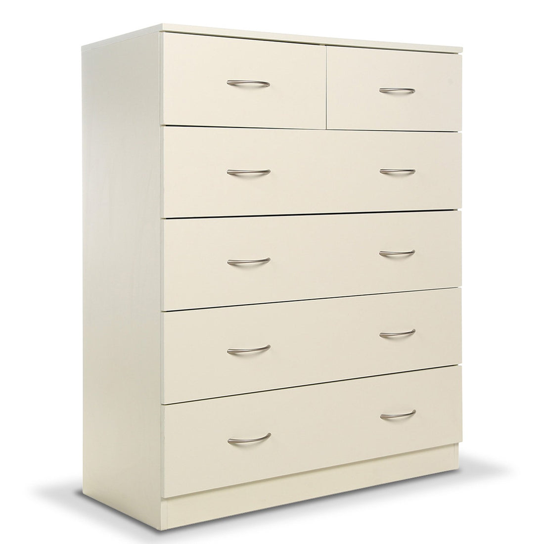 Sarantino Tallboy Dresser 6 Chest Of Drawers Cabinet 85 x 39.5 x 105cm in White-Furniture &gt; Living Room-PEROZ Accessories
