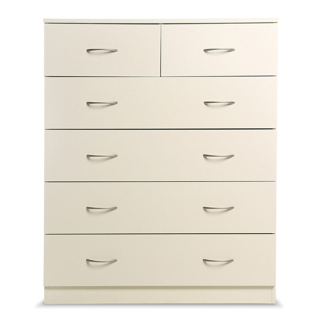 Sarantino Tallboy Dresser 6 Chest Of Drawers Cabinet 85 x 39.5 x 105cm in White-Furniture &gt; Living Room-PEROZ Accessories