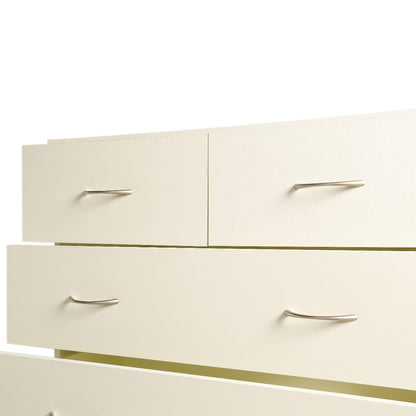Sarantino Tallboy Dresser 6 Chest Of Drawers Cabinet 85 x 39.5 x 105cm in White-Furniture &gt; Living Room-PEROZ Accessories