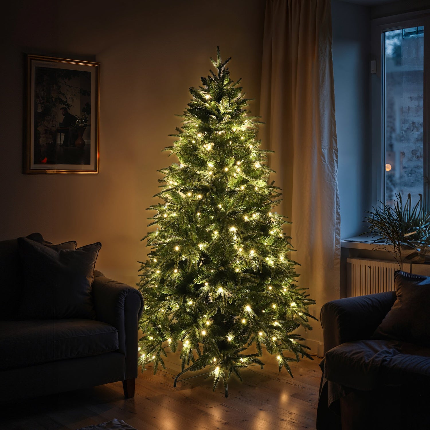 Christabelle 1.2m Prelit Everglow Fir Christmas Tree with 150 LED Lights-Occasions &gt; Christmas &gt; Christmas Trees-PEROZ Accessories