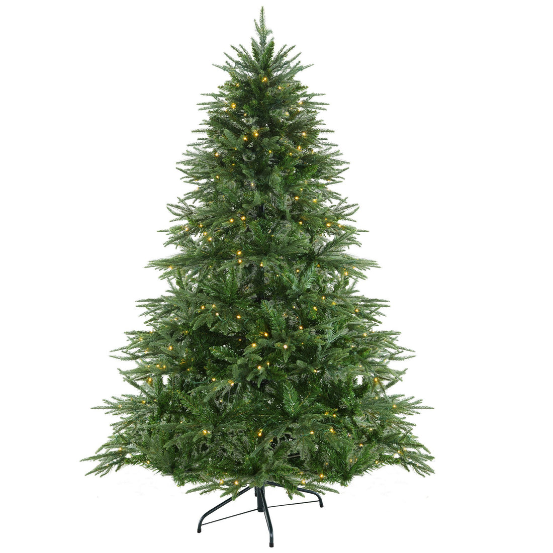 Christabelle 1.8m Prelit Everglow Fir Christmas Tree With 300 Led Lights-Occasions &gt; Christmas &gt; Christmas Trees-PEROZ Accessories