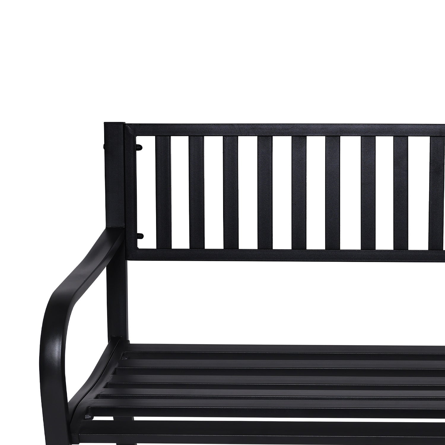 Wallaroo Steel Outdoor Garden Bench - Modern-Furniture &gt; Outdoor &gt; Outdoor Benches-PEROZ Accessories