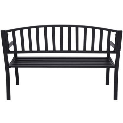 Wallaroo Steel Outdoor Garden Bench - Classic-Furniture &gt; Outdoor &gt; Outdoor Benches-PEROZ Accessories