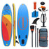 Kahuna Hana 10FT Inflatable Stand Up Paddle Board Set - Non-Slip iSUP Paddleboard with Backpack Paddle Pump Leash-Outdoor > Boating-PEROZ Accessories