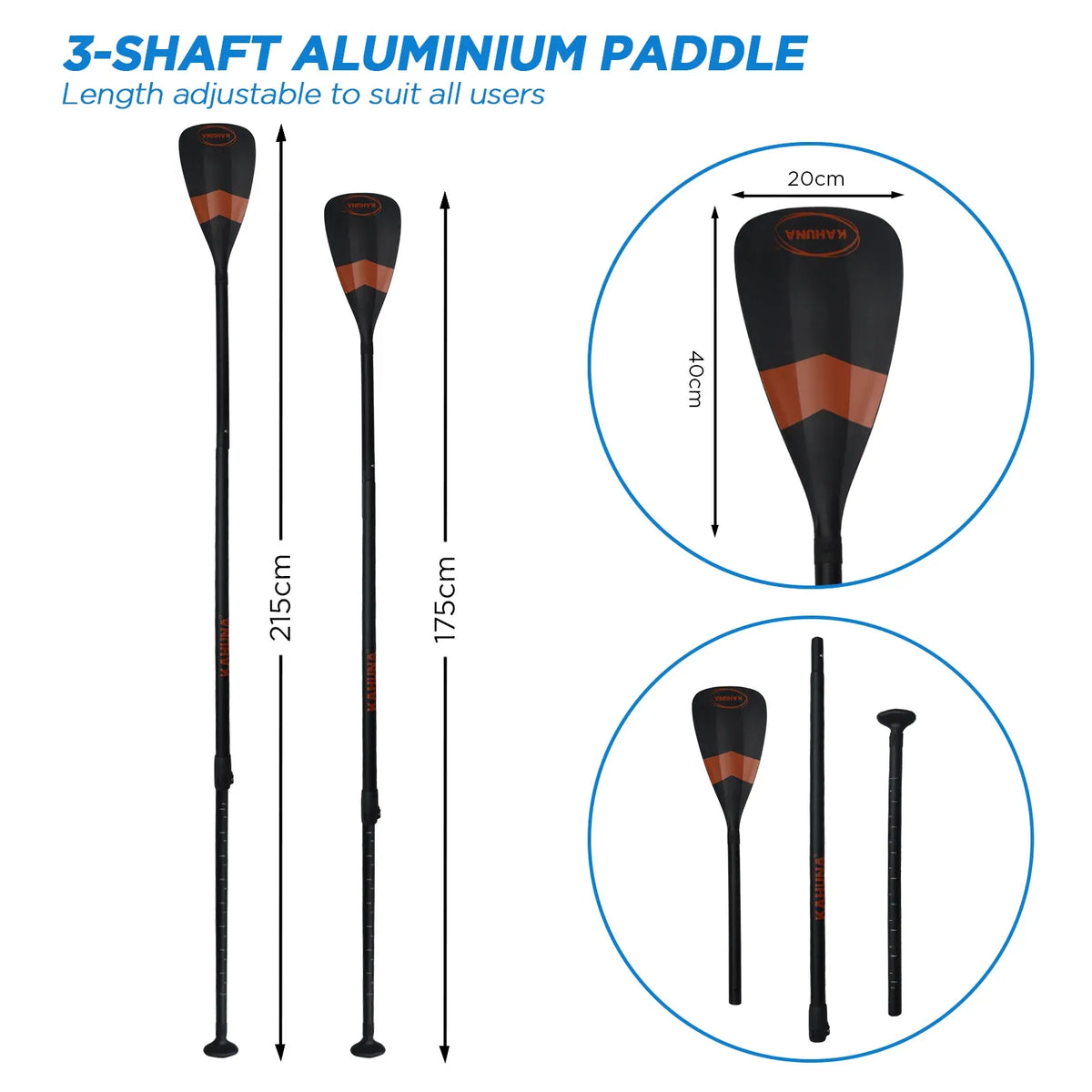 Kahuna Hana 10FT Inflatable Stand Up Paddle Board Set - Non-Slip iSUP Paddleboard with Backpack Paddle Pump Leash-Outdoor > Boating-PEROZ Accessories
