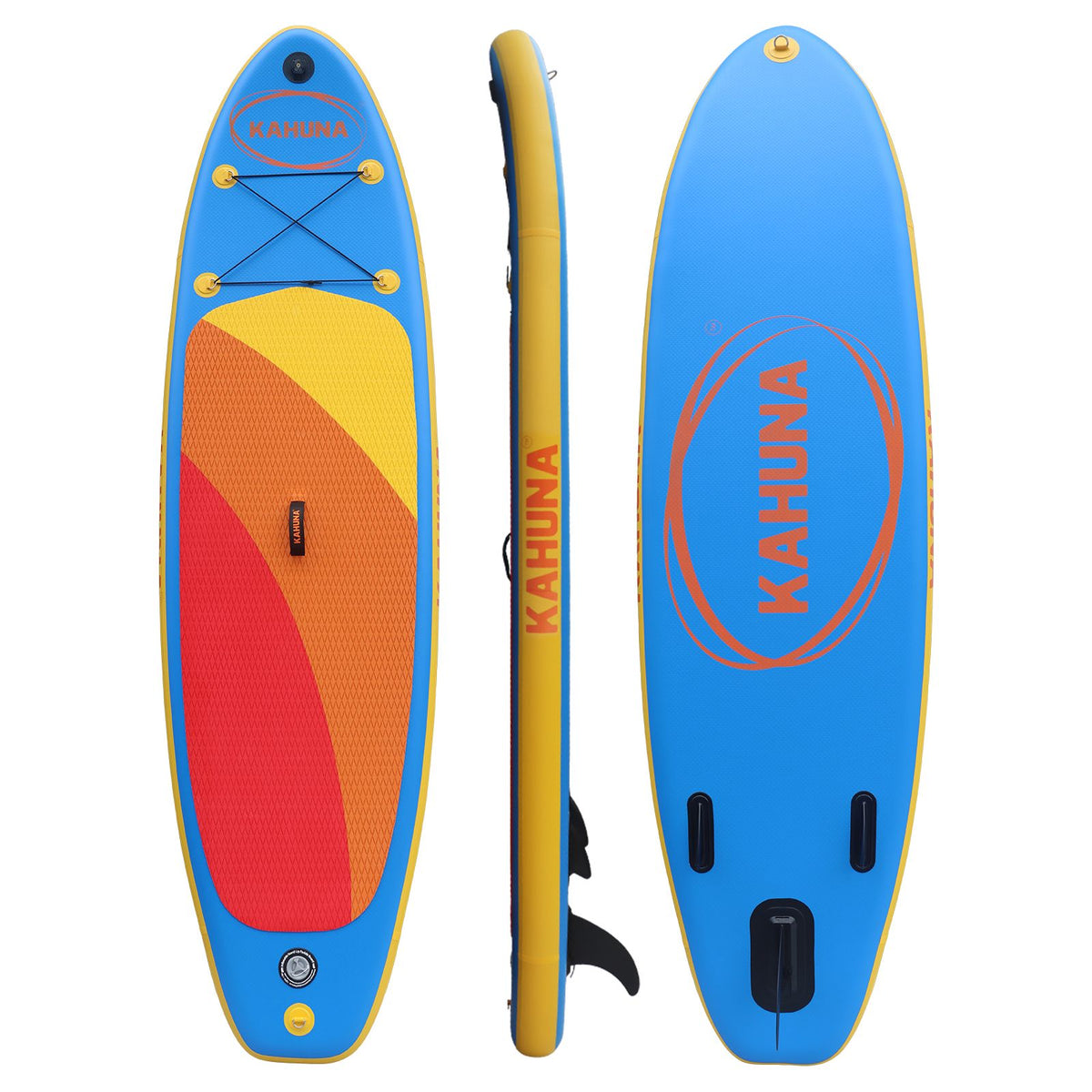 Kahuna Hana 10FT Inflatable Stand Up Paddle Board Set - Non-Slip iSUP Paddleboard with Backpack Paddle Pump Leash-Outdoor > Boating-PEROZ Accessories