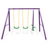 Kahuna Kids 4-Seater Swing Set Purple Green-Gift & Novelty > Games > Board Games-PEROZ Accessories