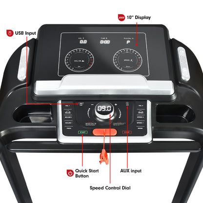 Powertrain MX3 Treadmill Performance Home Gym Cardio Machine-Walking Pad-PEROZ Accessories