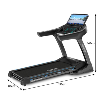 Powertrain V1100 Treadmill with Wifi Touch Screen &amp; Incline-Walking Pad-PEROZ Accessories