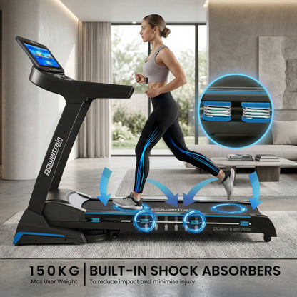 Powertrain V1100 Treadmill with Wifi Touch Screen &amp; Incline-Walking Pad-PEROZ Accessories