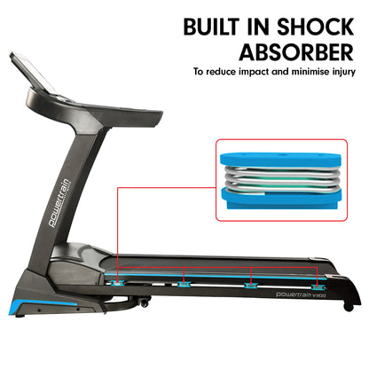 Powertrain V1100 Treadmill with Wifi Touch Screen &amp; Incline-Walking Pad-PEROZ Accessories