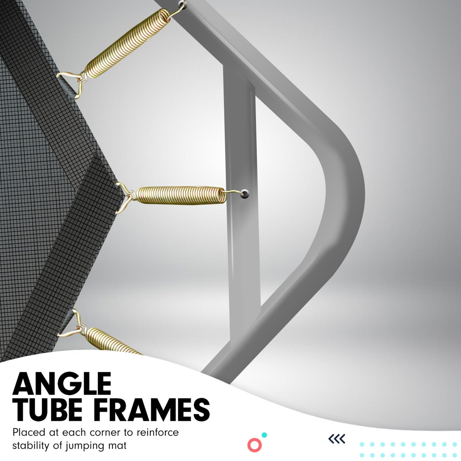 Kahuna 8ft X 11ft Outdoor Rectangular Orange Trampoline with Safety Enclosure.-Sports &amp; Fitness > Trampolines > Trampolines &amp; Accessories-PEROZ Accessories