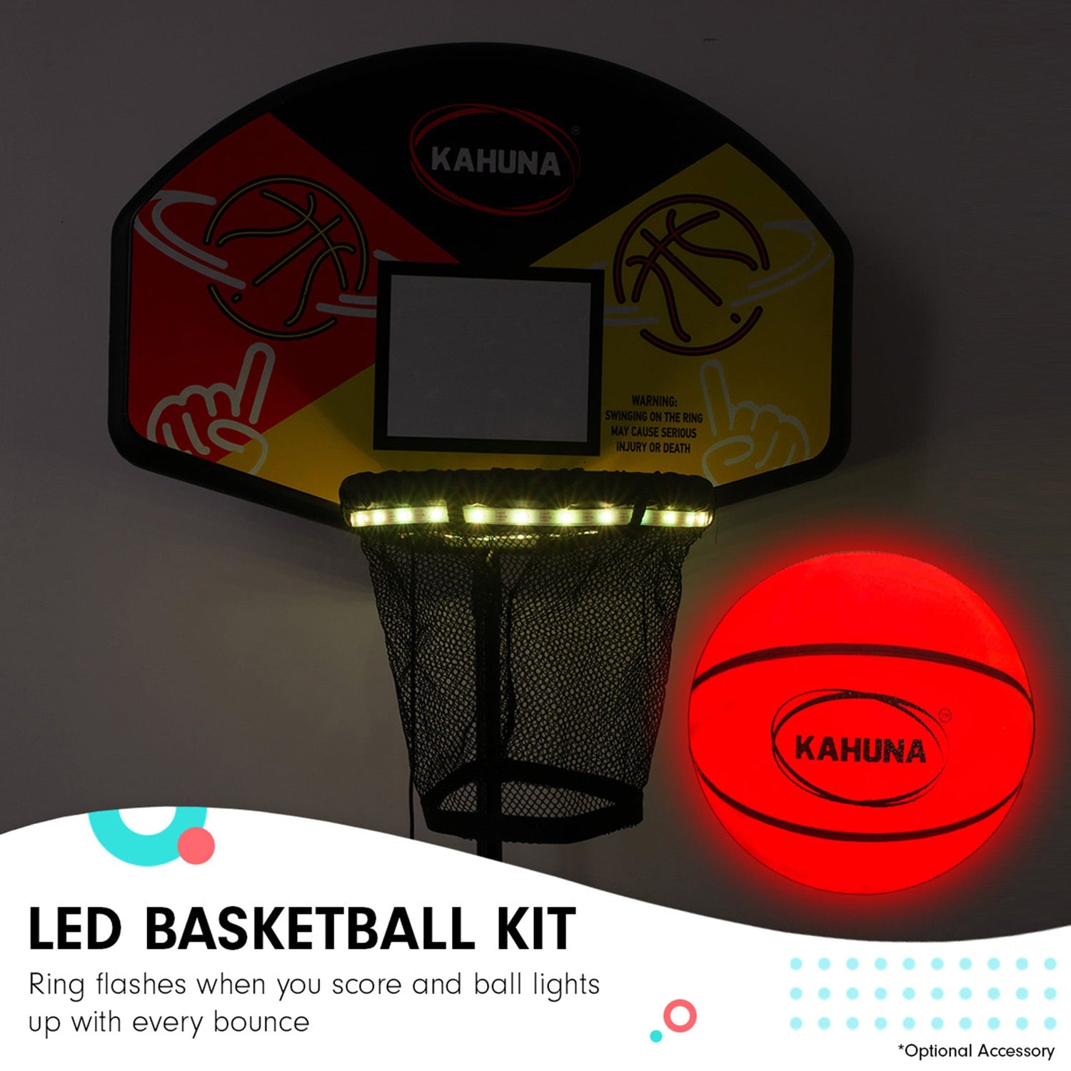 Kahuna 8ft X 11ft Outdoor Rectangular Orange Trampoline with Safety Enclosure.-Sports &amp; Fitness > Trampolines > Trampolines &amp; Accessories-PEROZ Accessories