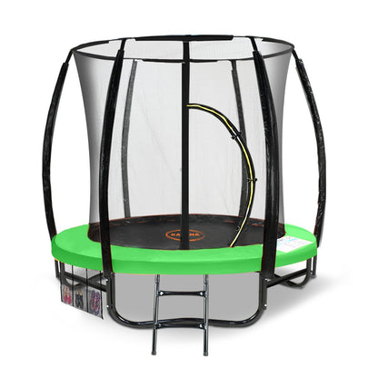 Kahuna 6ft Outdoor Round Green Trampoline Safety Enclosure-Sports &amp; Fitness &gt; Trampolines &gt; Trampolines &amp; Accessories-PEROZ Accessories