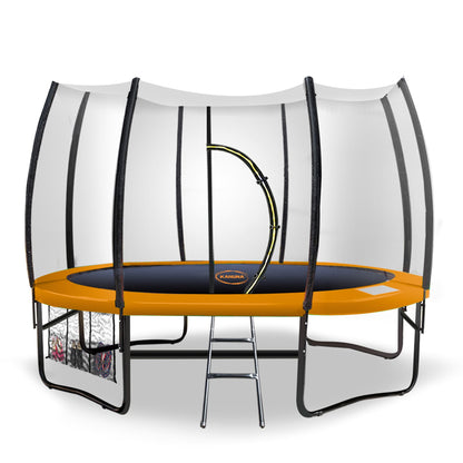 Kahuna 10ft Twister Springless Trampoline Safety Net Pad Mat Outdoor Orange-Sports &amp; Fitness > Trampolines > Trampolines &amp; Accessories-PEROZ Accessories