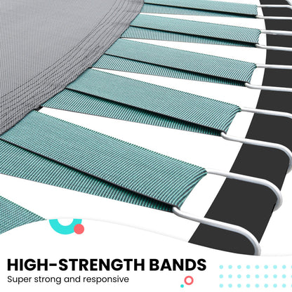 Kahuna 10ft Twister Springless Trampoline Safety Net Pad Mat Outdoor Orange-Sports &amp; Fitness &gt; Trampolines &gt; Trampolines &amp; Accessories-PEROZ Accessories