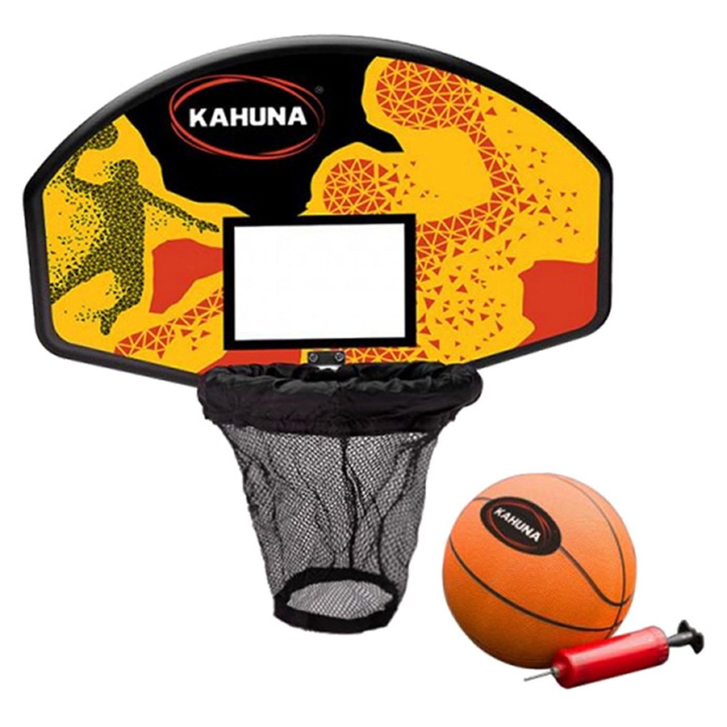 Kahuna Trampoline Basketball Ring Set with Mini Ball and Pump-Sports &amp; Fitness &gt; Trampolines-PEROZ Accessories