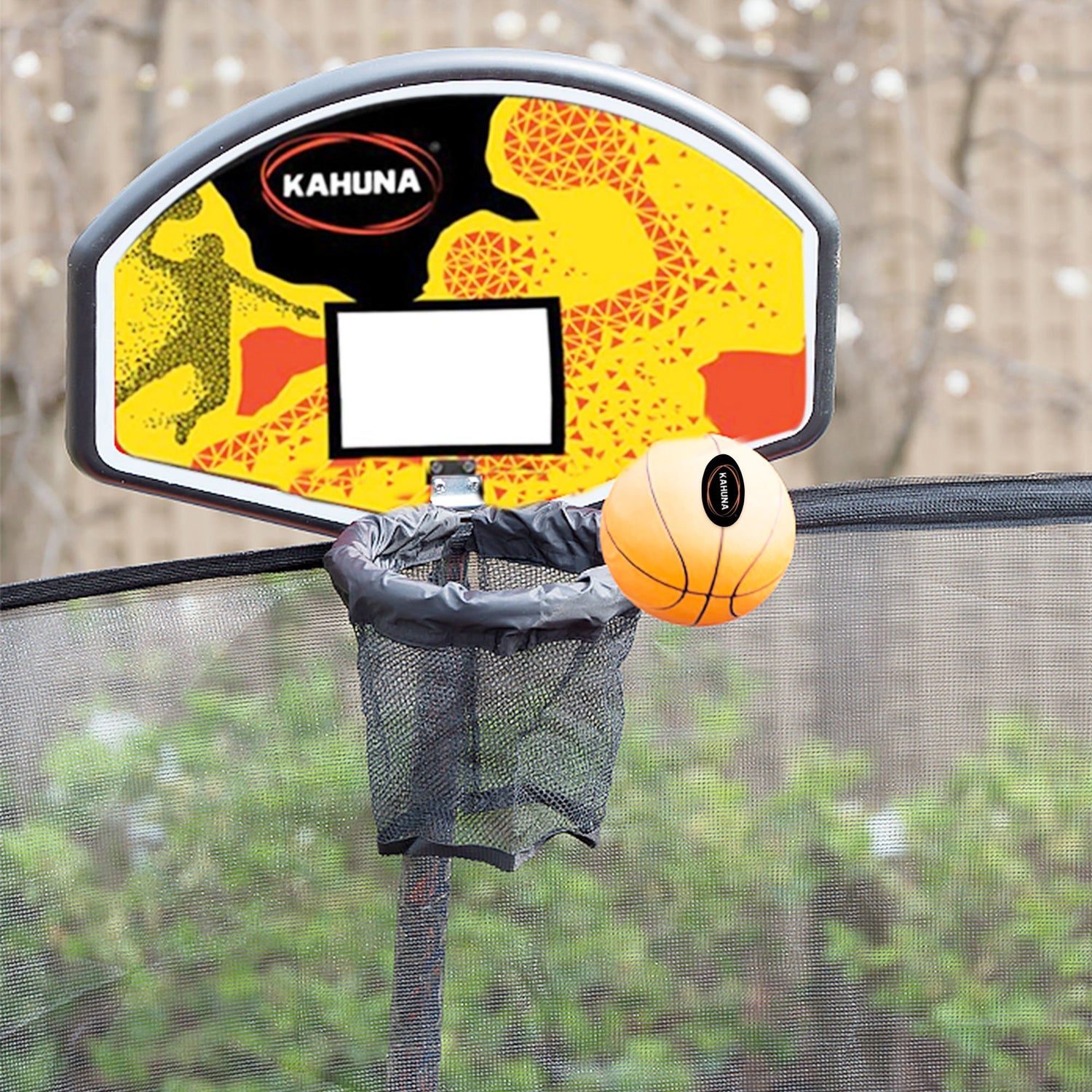 Kahuna Trampoline Basketball Ring Set with Mini Ball and Pump-Sports &amp; Fitness &gt; Trampolines-PEROZ Accessories