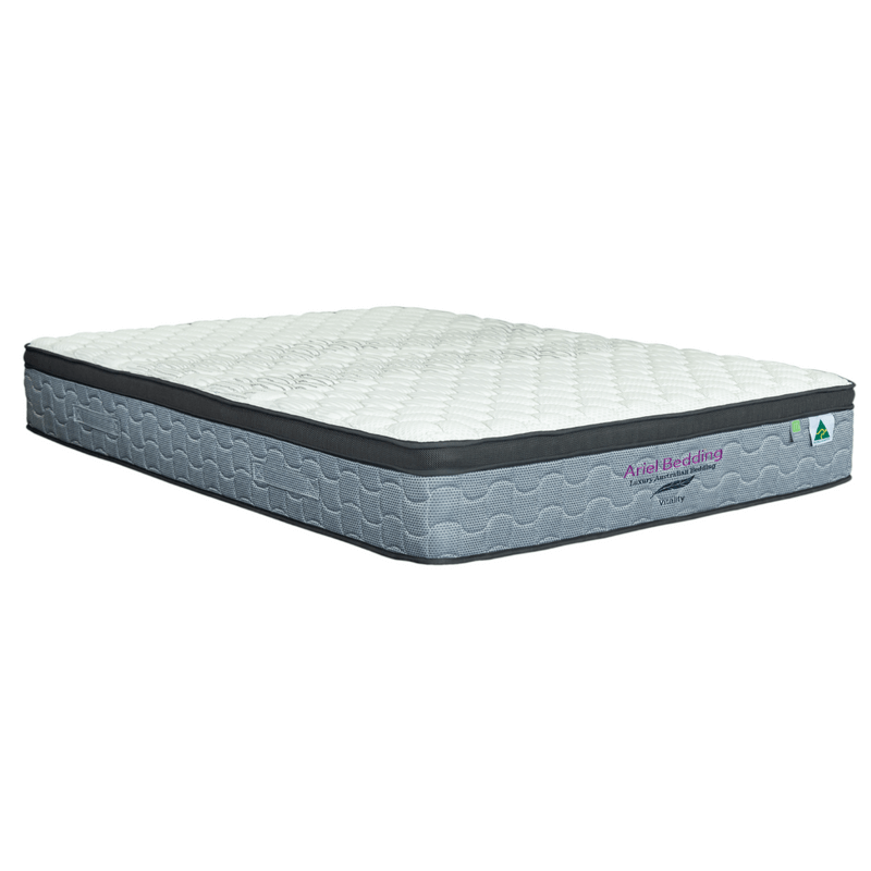 Ariel Vitality Mattress - 5 Zoned Pocket Spring Mattress - Medium/Firm - QUEEN-Furniture &gt; Mattresses &gt; Queen Mattress-PEROZ Accessories