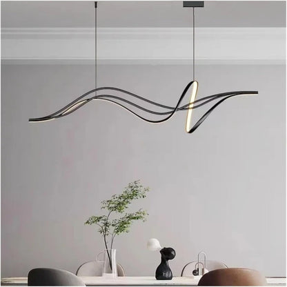 BAMDECOR A203 1.8m Modern minimalist pendant lights for home decoration ceiling pendant light (Black)-Home &amp; Garden &gt; Lighting &gt; Ceiling Lights-PEROZ Accessories