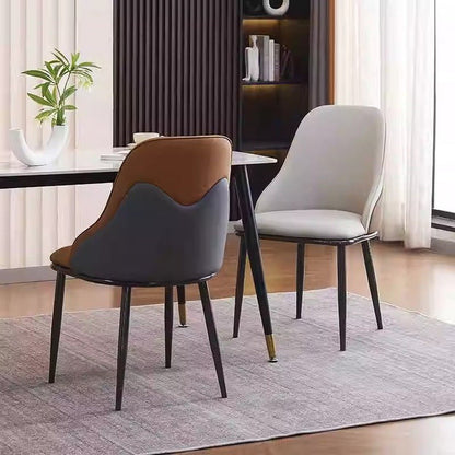 VELLUTO Dining Chair Modern upholstered Leather Kitchen Chairs with armrests Bathtub Chair Leisure Lounge Chair Living Room Bedroom Home Set of 2(Light Grey)-Furniture > Dining > Kitchen &amp; Dining Chairs-PEROZ Accessories