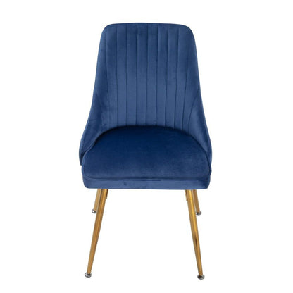 Blue Velvet Bistro Dining Set-Furniture > Dining > Dining Set-PEROZ Accessories