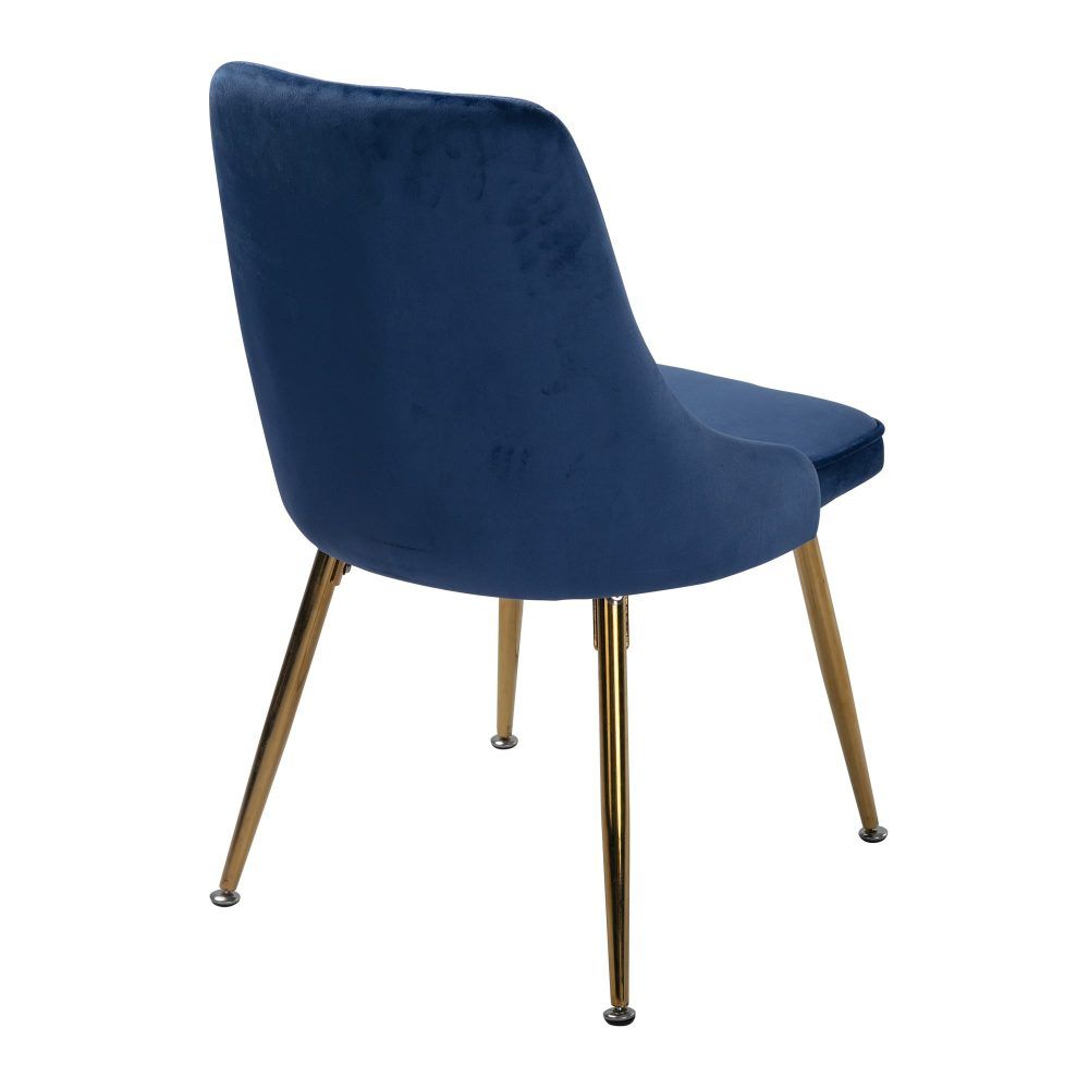 Blue Velvet Bistro Dining Set-Furniture > Dining > Dining Set-PEROZ Accessories