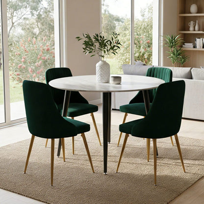 Velvet Elegance Dining Set-Furniture > Dining > Dining Set-PEROZ Accessories