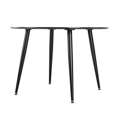 Marble Mania Round Table-Furniture > Dining > Dining Tables-PEROZ Accessories