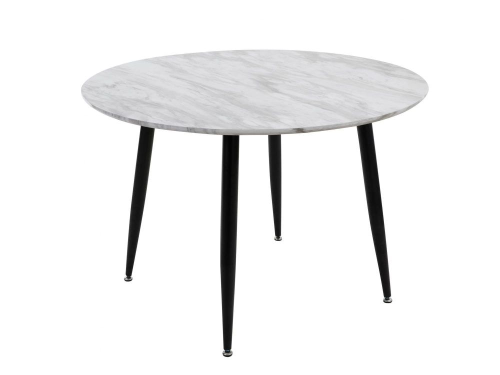 Round MDF Marbling Dining Table-Furniture > Dining > Dining Tables-PEROZ Accessories