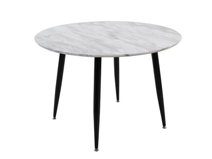 Round MDF Marbling Dining Table-Furniture > Dining > Dining Tables-PEROZ Accessories