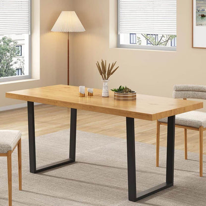 Venice Rectangular Dining Table 170cm Natural-Furniture > Dining > Dining Tables-PEROZ Accessories