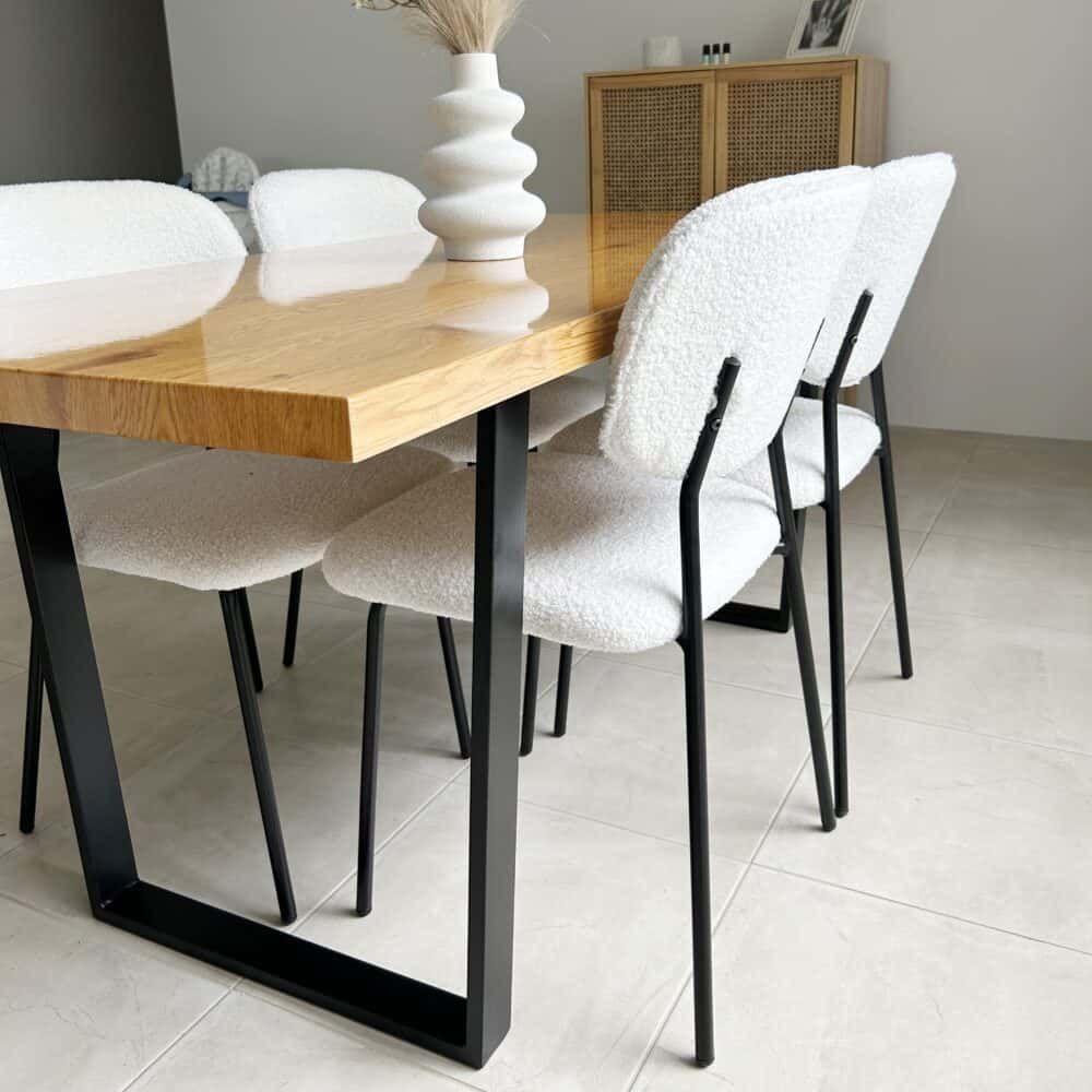 Venice Rectangular Dining Table 170cm Natural-Furniture > Dining > Dining Tables-PEROZ Accessories