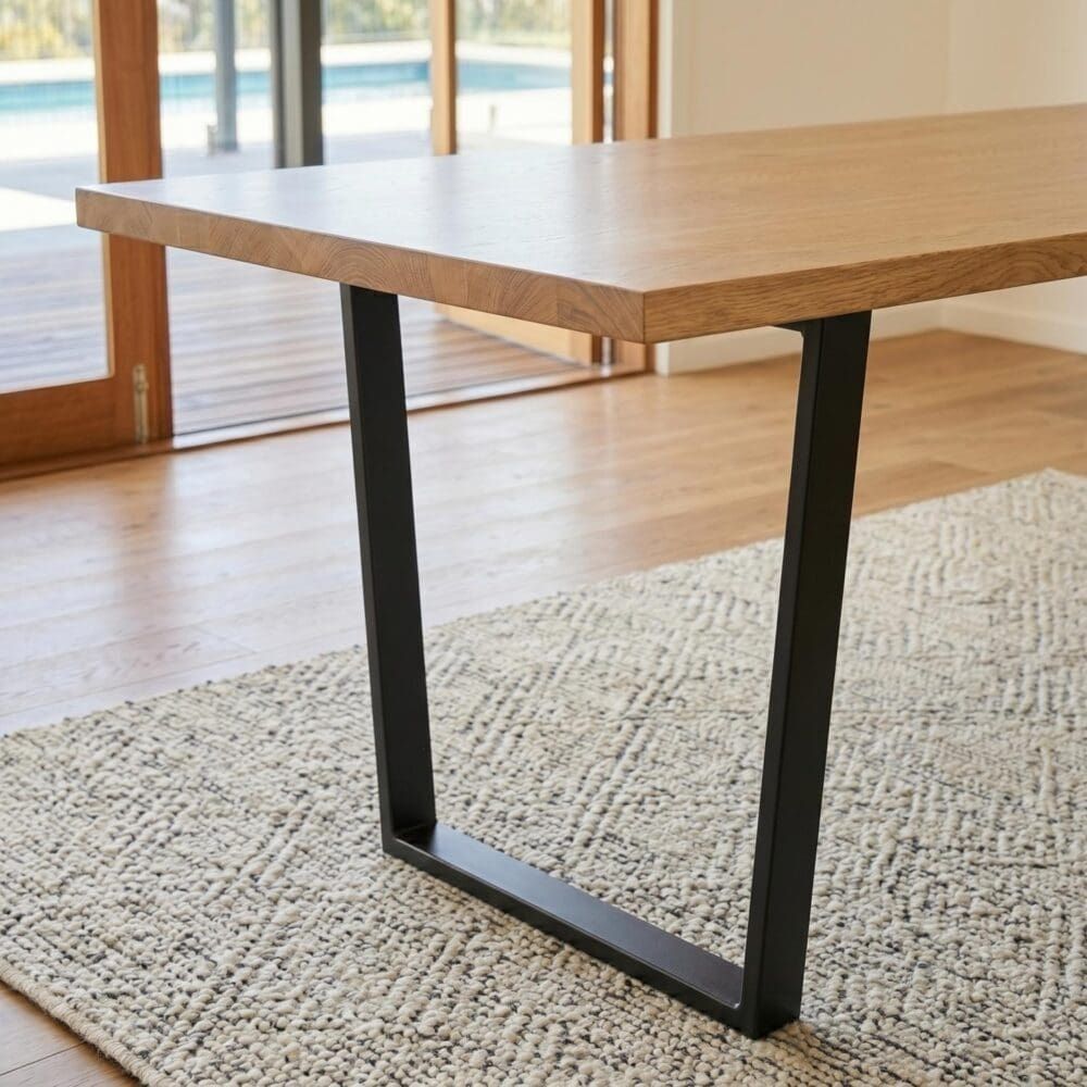 Venice Rectangular Dining Table 170cm Natural-Furniture > Dining > Dining Tables-PEROZ Accessories