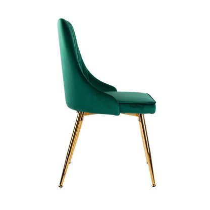 Marbleous Green Velvet Dining Set-Furniture > Dining > Dining Set-PEROZ Accessories