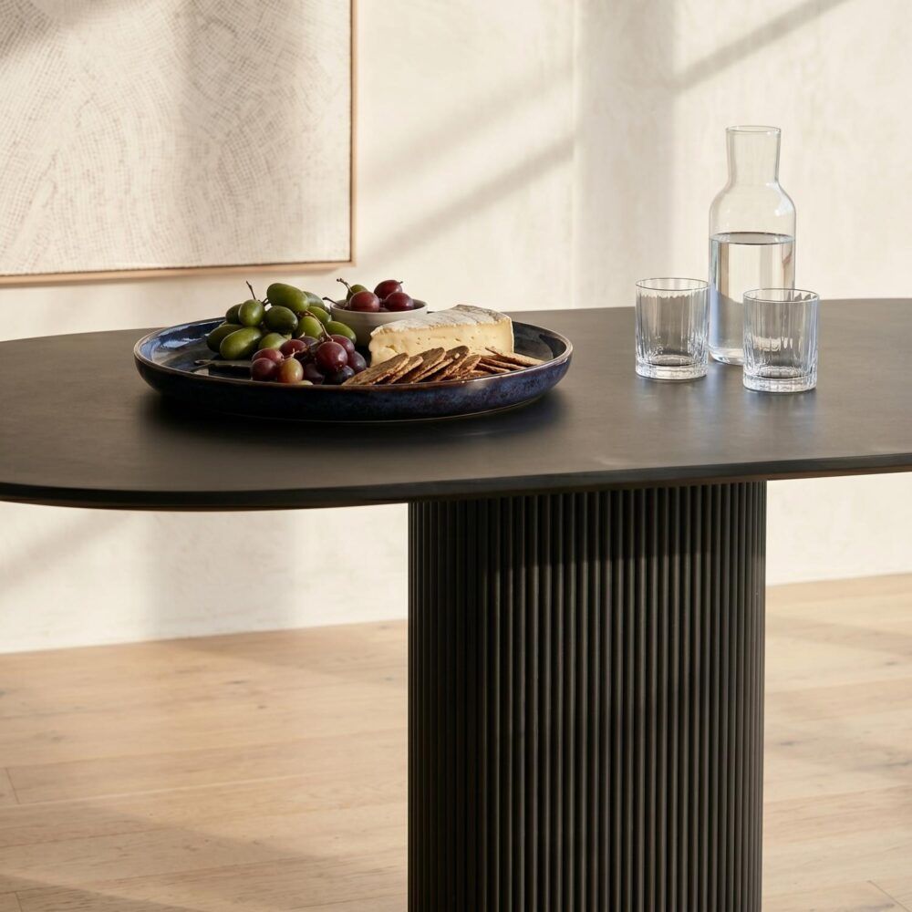Clara Eclipse Oval Dining Table-Furniture > Dining > Dining Tables-PEROZ Accessories